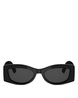 Ombre Rectangular Sunglasses, 53mm