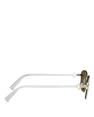 CD Diamond Square Sunglasses, 54mm