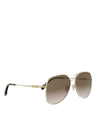 Fendigraphy Pilot Sunglasses, 61mm