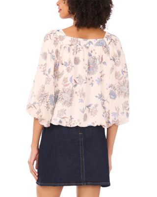 Square Neck Bubble Top