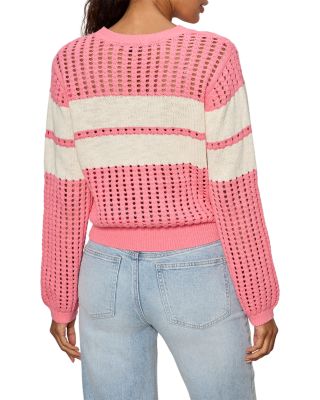 Sporty Openwork Sweater