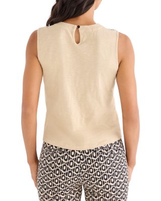 Organza Appliqu&eacute; Tank