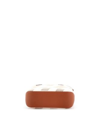 27 Cabas H en Biais Tote Canvas with Leather