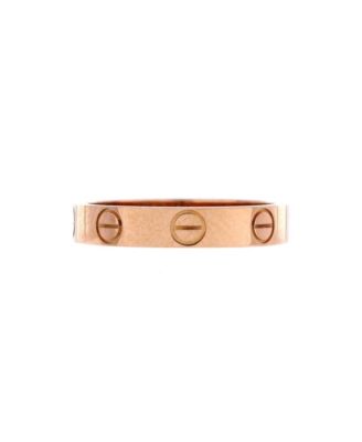  Love Wedding Band Ring 18K Rose Gold
