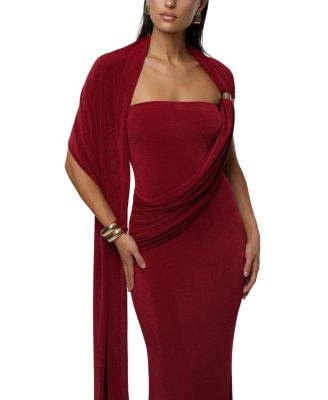  Golden Veil Maxi Dress