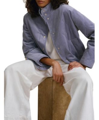  Women's Corduroy Quilted Jacket