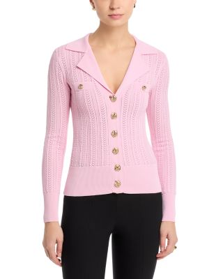 Charlotte Pointelle Rib Cardigan