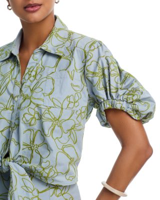 Zoanne Embroidered Floral Top