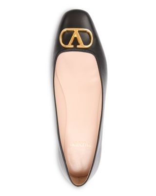 Women's Embellished VLogo Ballet Flats