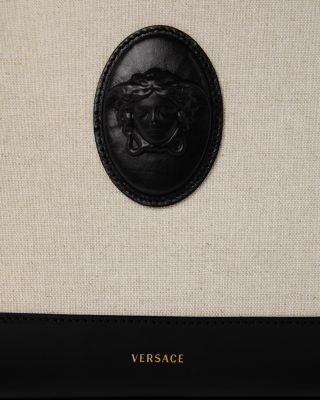 Fabric & Leather Large Tote