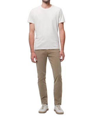 Elijah Relaxed Straight Jeans in Olive Khaki