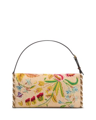 DeVain VLogo Embroidered Small Shoulder Bag