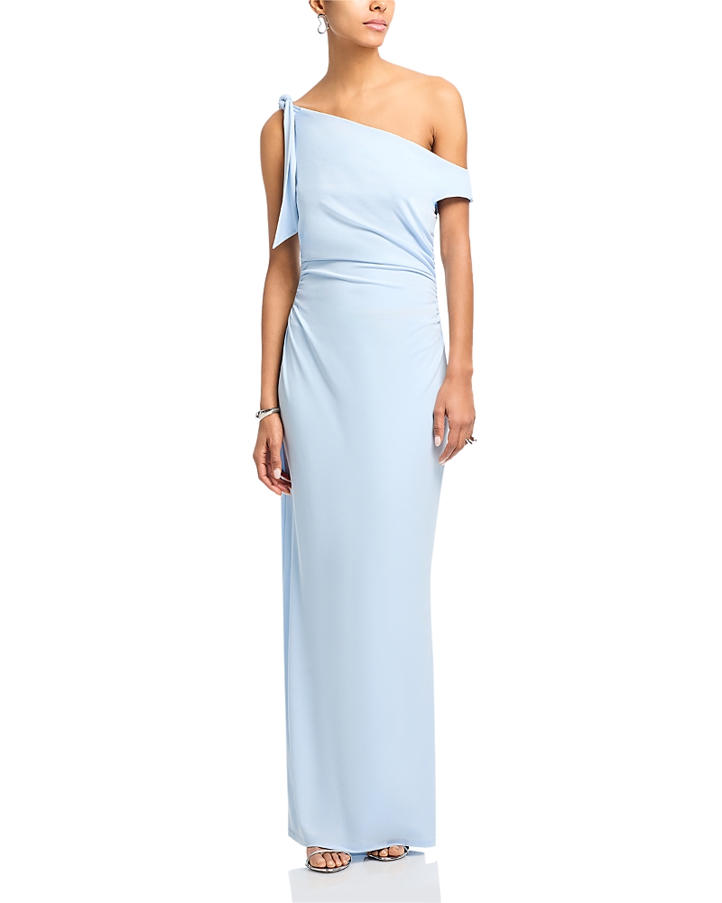 Wayf Say Less Ruched Midi Dress