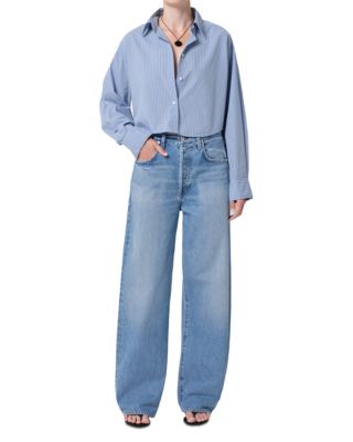 Ayla High Rise Baggy Jeans in Cupid
