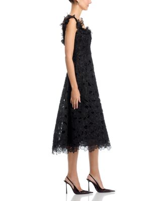 Organza Lace 3D Floral Dress