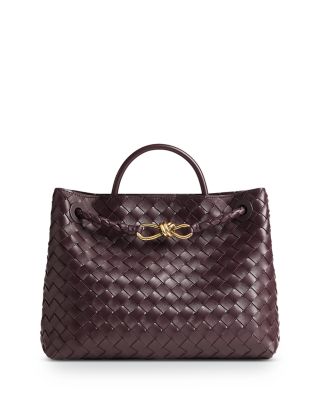 Medium Andiamo Intrecciato Leather Shoulder Bag