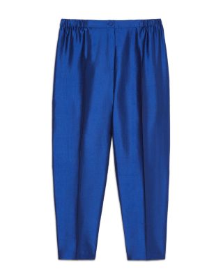 Mrnigeria Silk Shantung Cigarette Pants