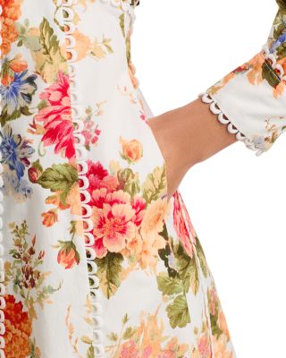 Floral Ric Rac Inset Mini Dress - Exclusive