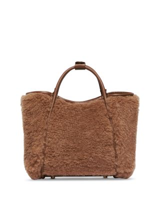 Marine Extra Small Camel Blend Teddy Handbag