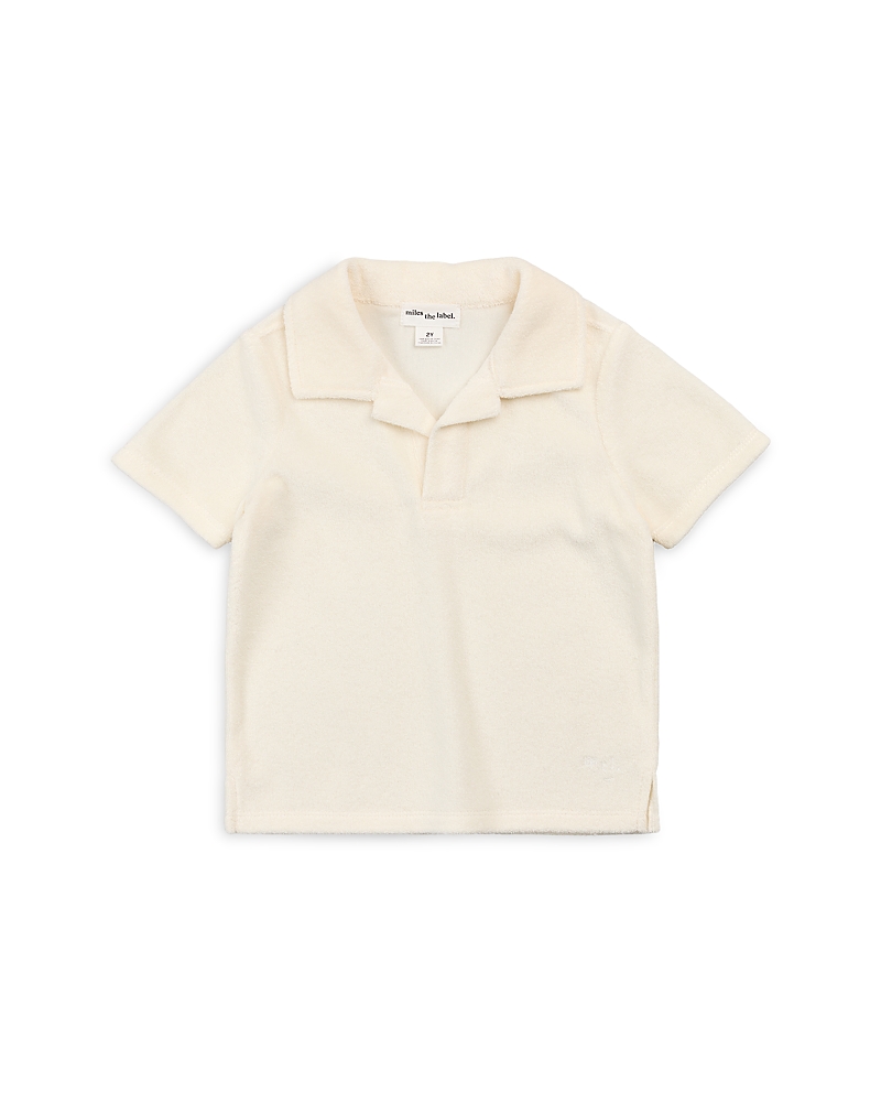 Miles The Label Boys' Terry Polo - Little Kid, Big Kid