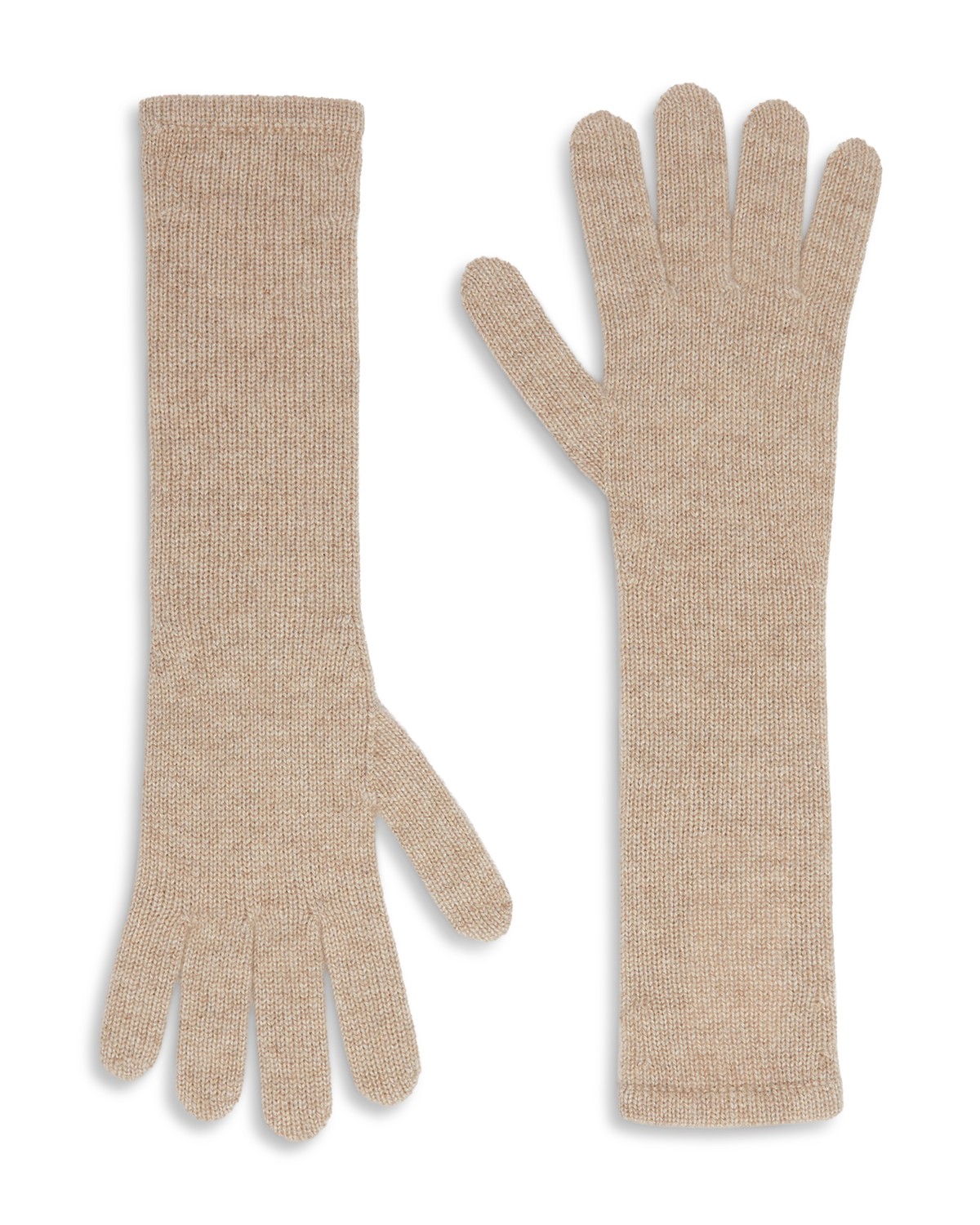 Max Mara Mmjock Cashmere Gloves in Make Up Lumiere