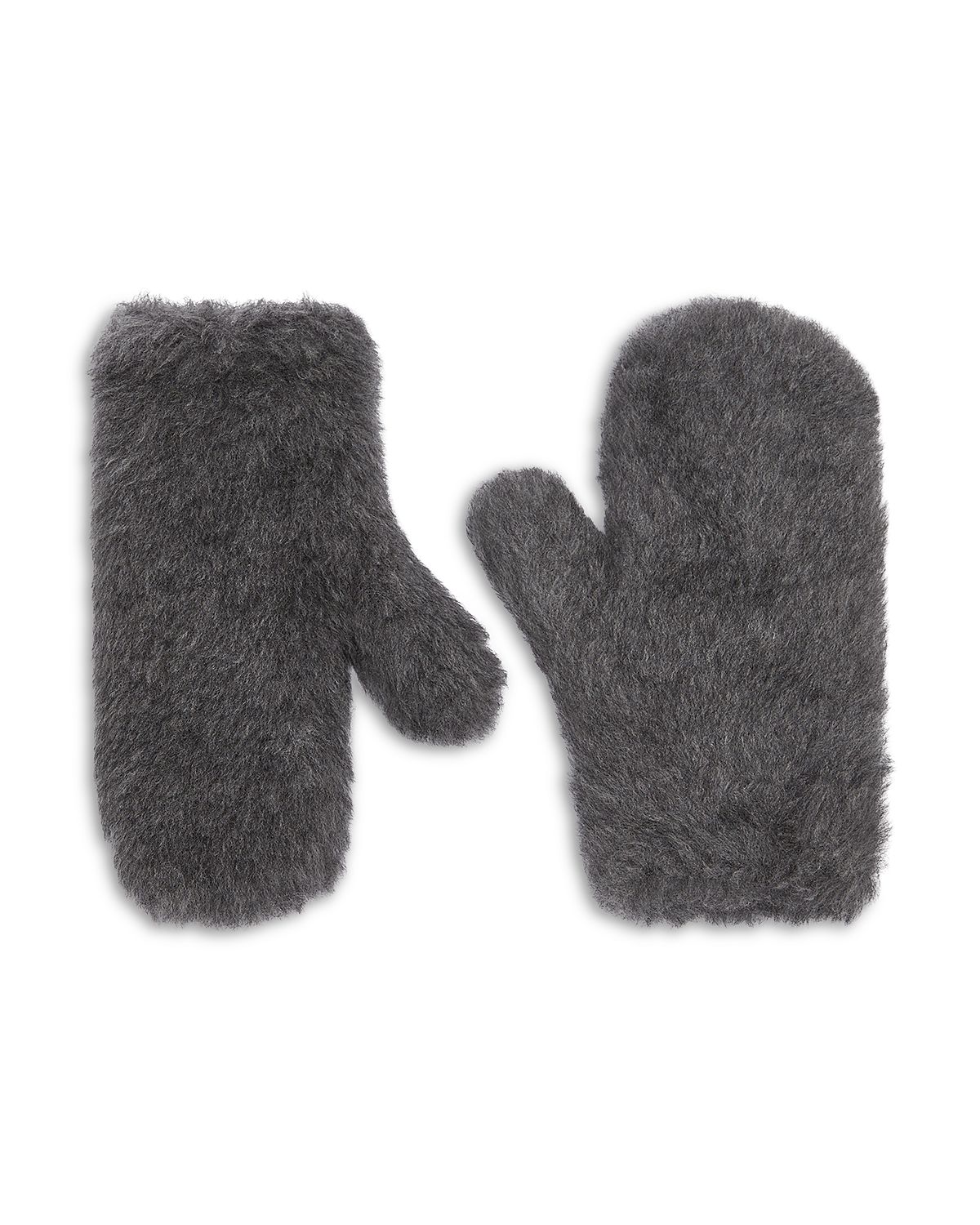 Max Mara Ombrato Alpaca Blend Teddy Mittens