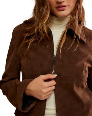 River Faux Suede Jacket