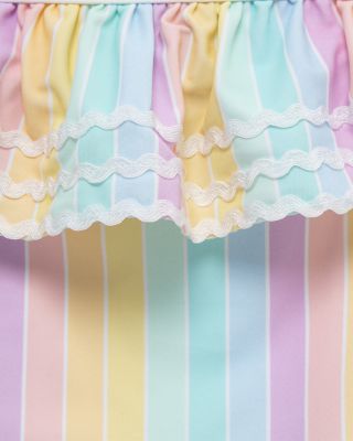 Girls' Multi Striped One Piece Swimsuit - Baby