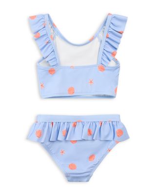 Girls' Seashells Print Two Piece Swimsuit - Baby
