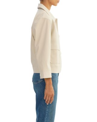 Elara Faux Leather Jacket