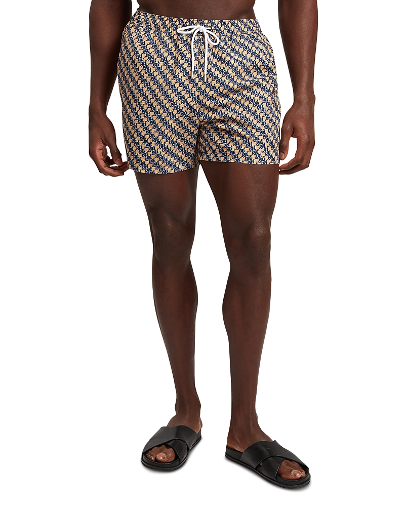 Ted Baker Glendle Goldfish Geo Print Swim Short