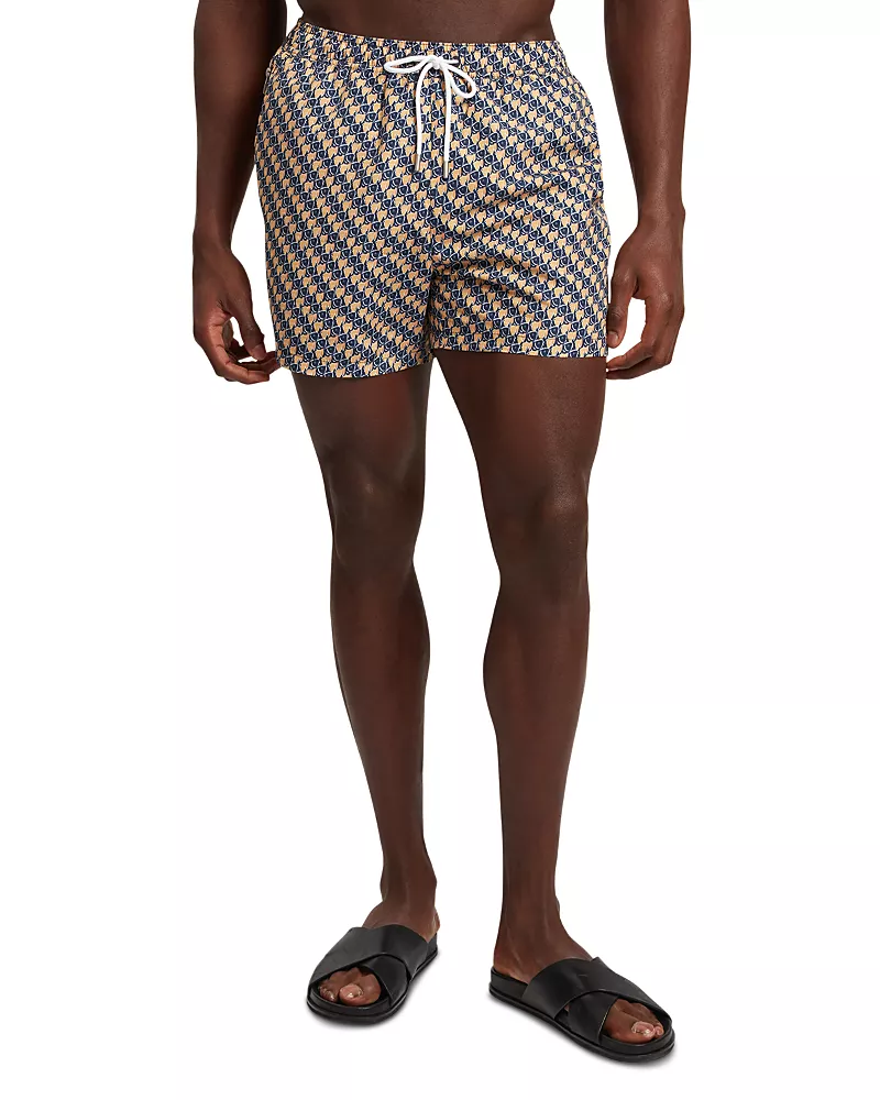 Ted Baker Glendle Goldfish Geo Print Swim Short