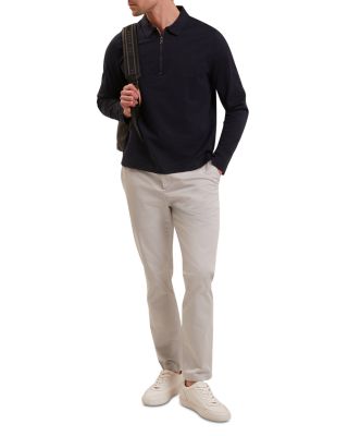 Wyther Mixed Texture Half Zip Shirt