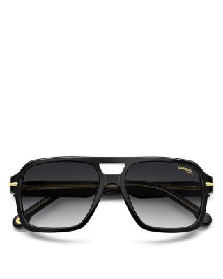 Double Bridge Square Sunglasses, 56mm