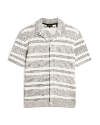 Flacks Short Sleeve Relaxed Fit Stripe Shirt