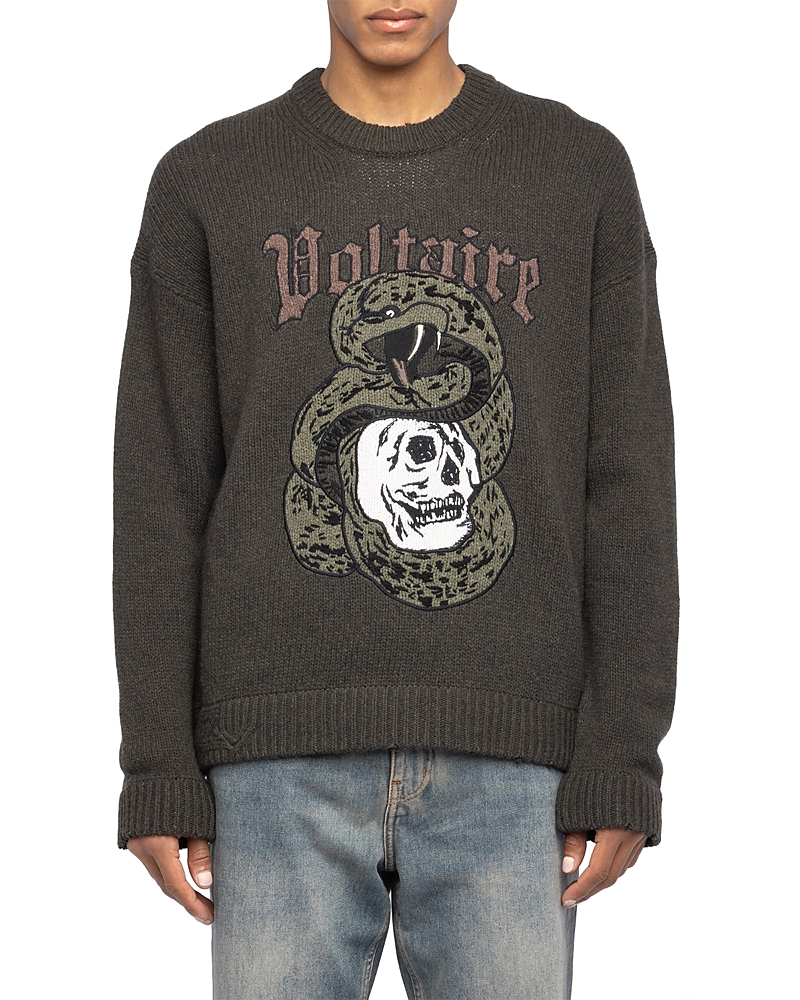 Zadig & Voltaire Snake Graphic Logo Sweater