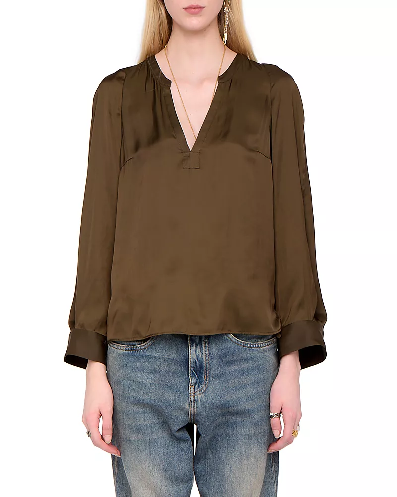 Zadig & Voltaire Torny Satin Tunic