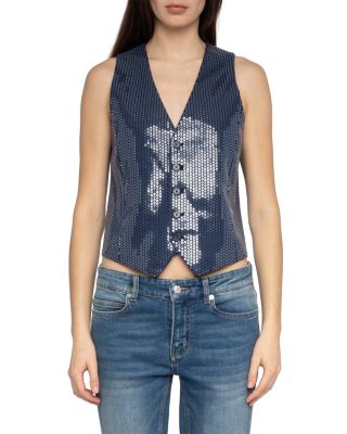 Emaux Sequin Waistcoat