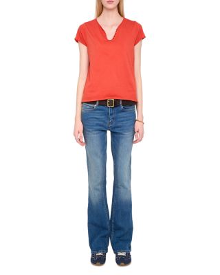 Henley Fishnet T Shirt