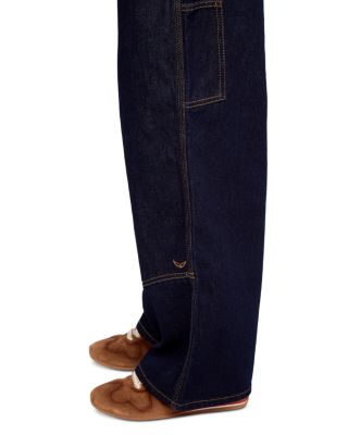 Perya Mid Rise Straight Leg Jeans in Brut