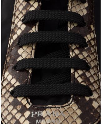  Women's Collapse Re-Nylon And Printed Ayers Leather Sneakers