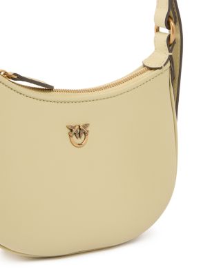 Half Moon Baby Leather Shoulder Bag