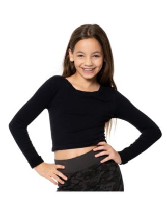  Girls' Goes with Everything Long sleeve Seamless Top - Big Kid