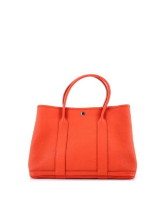 36 Garden Party Tote Leather