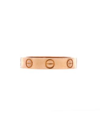  Love Wedding Band Ring 18K Rose Gold