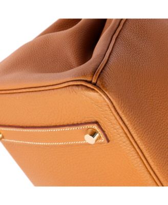 Birkin 35 Handbag Brown Togo with Gold Hardware