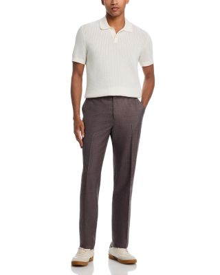 Cable Knit Polo Shirt