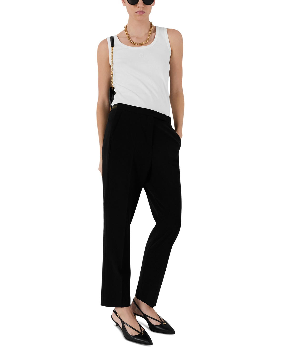 Alya Straight Ankle Pants