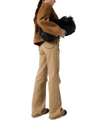 Anna Fray Trim Flared Pants