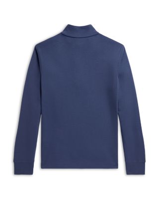 Boys' Cotton Interlock Quarter Zip Pullover - Little Kid, Big Kid